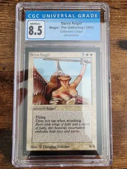 MTG ⭐Serra Angel ⭐Beta Collector's Edition⭐ NM/Mint+ ⭐Graded CGC 8.5 ⭐1994 Magic - Image 1