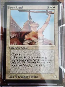 MTG ⭐Serra Angel ⭐Beta Collector's Edition⭐ NM/Mint+ ⭐Graded CGC 8.5 ⭐1994 Magic - Image 3