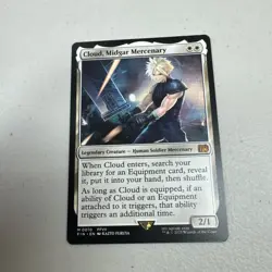 MTG - Cloud, Midgar Mercenary - Regular Mythic #10 - Final Fantasy NM - Image 1
