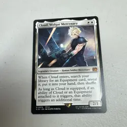 MTG - Cloud, Midgar Mercenary - Regular Mythic #10 - Final Fantasy NM - Image 3