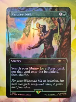 MTG Marvel Secret Lair- Black Panther- Foil - SEALED - Image 2