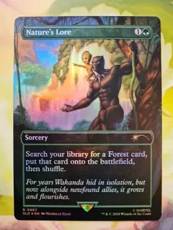 MTG Marvel Secret Lair- Black Panther- Foil - SEALED - Image 4