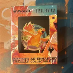 MAGIC THE GATHERING FINAL FANTASY CHOCOBO PINFINITY AR-ENHANCED PIN PROMO - Image 1