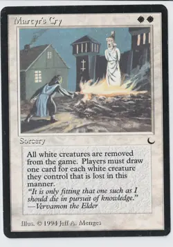 Martyr's Cry - The Dark - Magic The Gathering  - MTG - Image 3