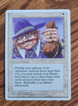 Land Tax MTG Magic the Gathering Core Set 4th Fourth Edition NM Mint Condition! - Image 3
