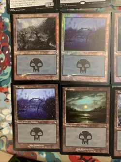 Mtg Small Black Bundle: Retro Swamps, Souls Of The Lost, Deadly Dispute Etc - Image 5