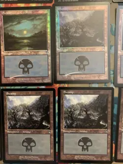 Mtg Small Black Bundle: Retro Swamps, Souls Of The Lost, Deadly Dispute Etc - Image 6
