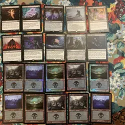 Mtg Small Black Bundle: Retro Swamps, Souls Of The Lost, Deadly Dispute Etc - Image 9
