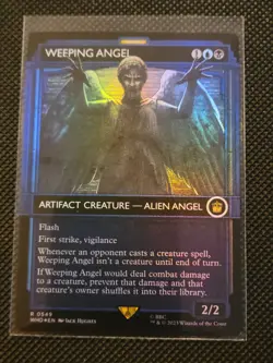 Weeping Angel - #549 - Showcase - Foil - Rare - Magic MTG - Doctor Who Dr. - WHO - Image 2