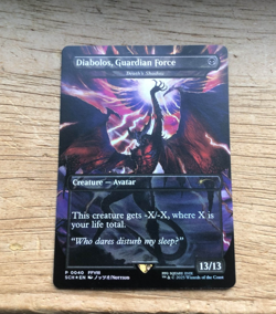 MTG Final Fantasy - Diabolos Guardian Force (Death's Shadow) FOIL - Image 3