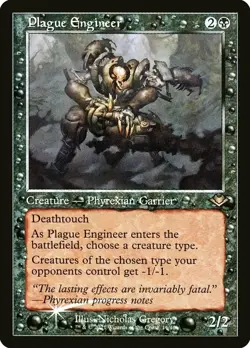 1 x Plague Engineer - Foil Etched - Retro Frame - Modern Horizons - NM-Mint - MT - Image 1