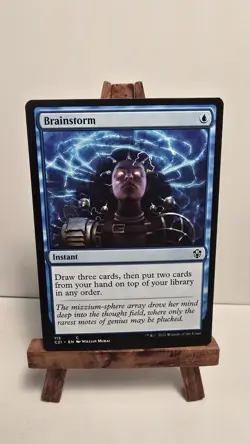Brainstorm x1 Commander 2021 Near Mint Blue MTG 115 - Image 1