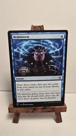Brainstorm x1 Commander 2021 Near Mint Blue MTG 115 - Image 2