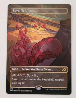 Savai Triome (Showcase) Ikoria: Lair of Behemoths Regular NM MTG - Image 1