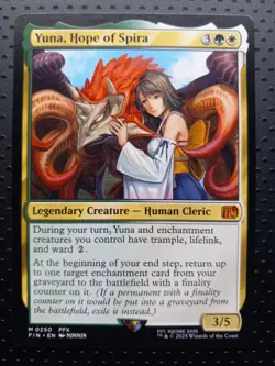 Magic The Gathering MTG Final Fantasy #250 Yuna, Hope OF Spira - Image 1