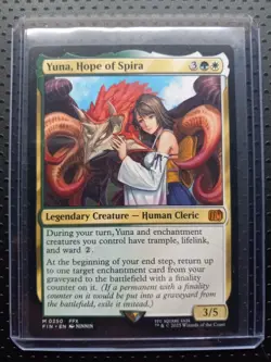 Magic The Gathering MTG Final Fantasy #250 Yuna, Hope OF Spira - Image 3