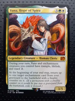 Magic The Gathering MTG Final Fantasy #250 Yuna, Hope OF Spira - Image 4