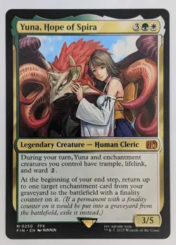 Yuna, Hope of Spira (FIN 0250) Final Fantasy (Regular) Mtg NM - Image 1