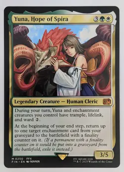 Yuna, Hope of Spira (FIN 0250) Final Fantasy (Regular) Mtg NM - Image 3