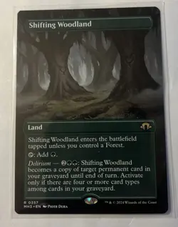 Shifting Woodland (Borderless) #357 (NM) Modern Horizons 3 MH3 Magic MTG - Image 1