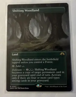 Shifting Woodland (Borderless) #357 (NM) Modern Horizons 3 MH3 Magic MTG - Image 4