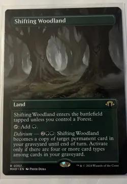 Shifting Woodland (Borderless) #357 (NM) Modern Horizons 3 MH3 Magic MTG - Image 5
