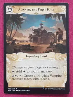 Magic The Gathering IXALAN LEGION'S LANDING ADANTO THE FIRST FORT white card MTG - Image 4