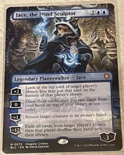 Jace, the Mind Sculptor (Borderless) Commander: Bloomburrow Regular - Image 1