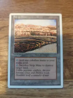 Strip Mine MTG Core Set 4th Edition Regular - Image 4