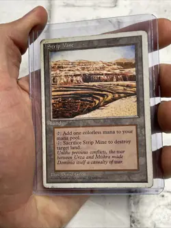 Strip Mine 4th Fourth Edition MTG Magic The Gathering MP/LP Card Vintage 1995 - Image 4