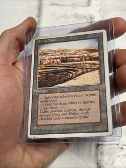 Strip Mine 4th Fourth Edition MTG Magic The Gathering MP/LP Card Vintage 1995 - Image 5