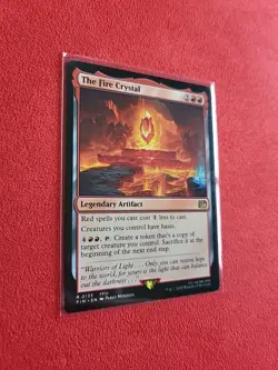 The Fire Crystal Final Fantasy Regular FIN 135 Rare Legendary Artifact MTG - Image 2