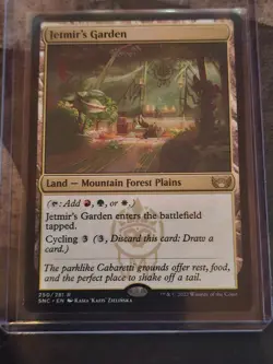 MTG Magic the Gathering Jetmir's Garden (250/547) Streets of New Capenna LP - Image 1