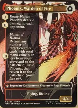 Joshua, Phoenix's Dominant (Borderless) Final Fantasy Foil - Image 2