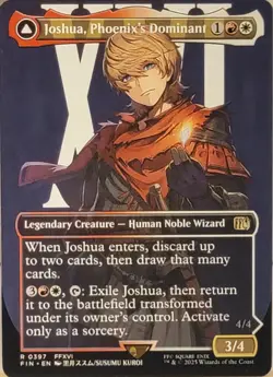 Joshua, Phoenix's Dominant (Borderless) Final Fantasy Foil - Image 3