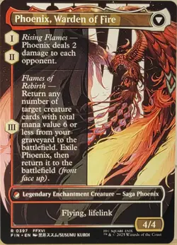 Joshua, Phoenix's Dominant (Borderless) Final Fantasy Foil - Image 4