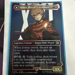 Joshua, Phoenix's Dominant (Borderless) Final Fantasy Foil - Image 2