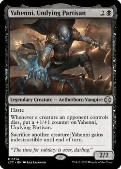 MTG Lost Caverns of Ixalan Commander - Yahenni, Undying Partisan - Image 1