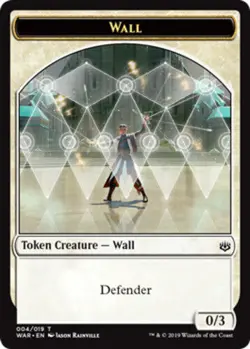 Token - Wall X4 (War of the Spark (2019)) MTG (NM) *CCGHouse* Magic - Image 1