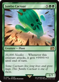 Jumbo Cactuar Final Fantasy Foil - Image 1