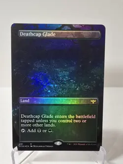 Deathcap Glade (Borderless) Innistrad: Crimson Vow Foil - Image 3