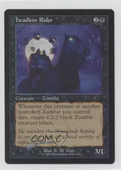 Retro Bonus Card - Headless Rider Foil Magic: Secret Lair Drop Series #844 - Image 1