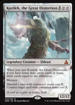 Kozilek, the Great Distortion - Oath of the Gatewatch #004/184 MTG Magic The Gat - Image 2