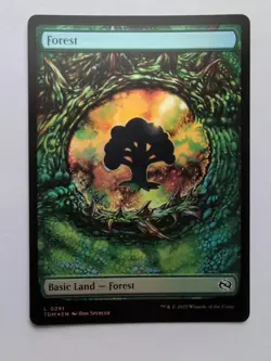 MTG Forest (TDR) Tarkir: Dragonstorm Foil Land 0291 - Image 1