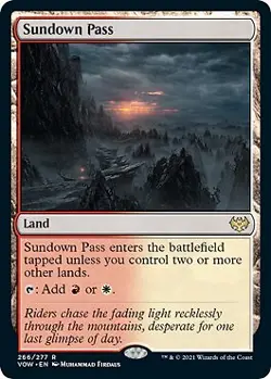 Sundown Pass Innistrad: Crimson Vow Foil - Image 1