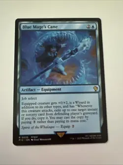 MTG Magic the Gathering Blue Mage's Cane (35/801) Final Fantasy Commander NM - Image 1