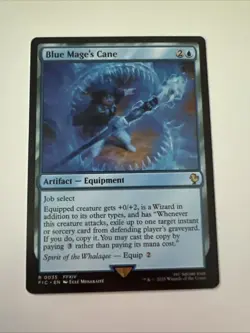 MTG Magic the Gathering Blue Mage's Cane (35/801) Final Fantasy Commander NM - Image 3
