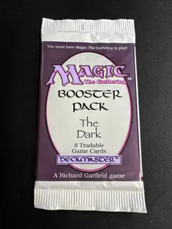 MTG MAGIC THE GATHERING THE DARK BOOSTER PACK 1994 SEALED FREE U.S. SHIPPING - Image 1