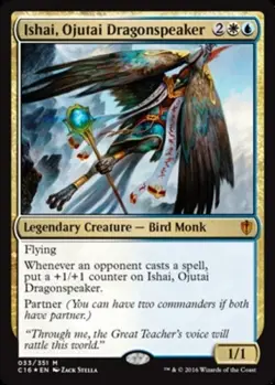 [1x] Ishai, Ojutai Dragonspeaker - Foil Slight Play, English Commander 2016 MTG - Image 2