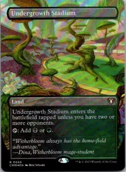Undergrowth Stadium (Borderless) Commander Masters FOIL MTG NM - Image 1